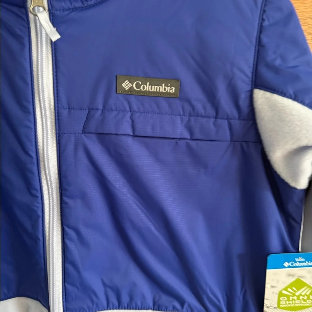 Columbia Omni-Shield Blue and White Jacket - Picture 3 of 10